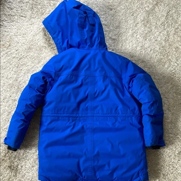 Lands' End Kids Blue Puffer Jacket - Picture 7 of 8